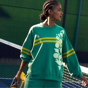 NWOT Free People FP Movement All Star Buti Logo Pullover